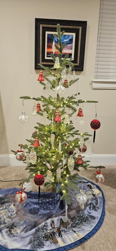 With livingroom light on