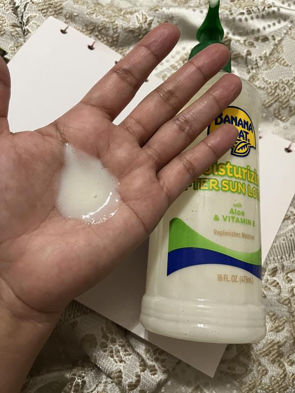 banana boat moisturizing aloe after sun pump lotion