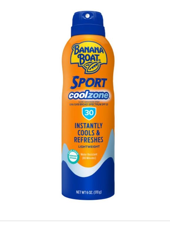 Banana Boat Sport Cool Zone Spray Spf 30, 6-oz X301311401 at Lowes.com