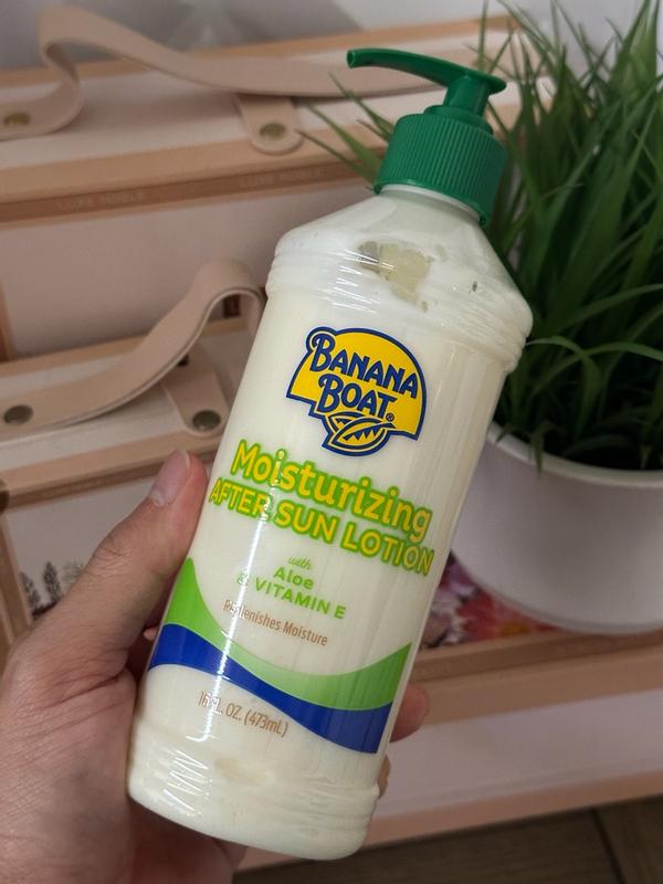 Buy Banana Boat Moisturizing After Sun Lotion with Aloe and Vitamin E, 16  Fl Oz from Dollar General - Instore