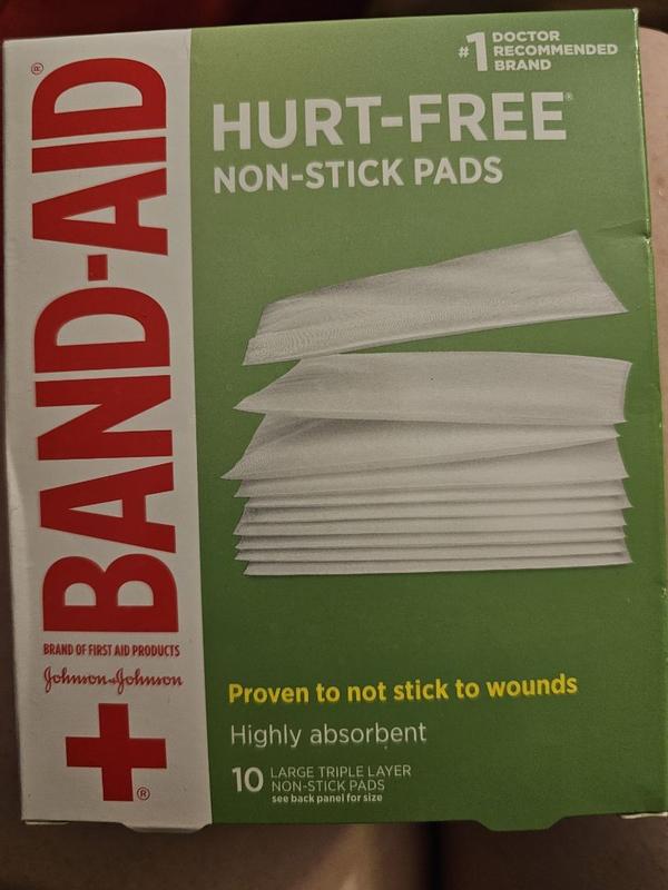 HURT-FREE Non-Stick Gauze Pads | BAND-AID Brand