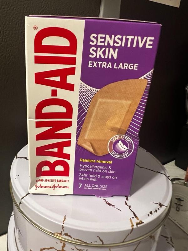 Band-Aid Adhesive Bandages for Sensitive Skin Assorted Sizes