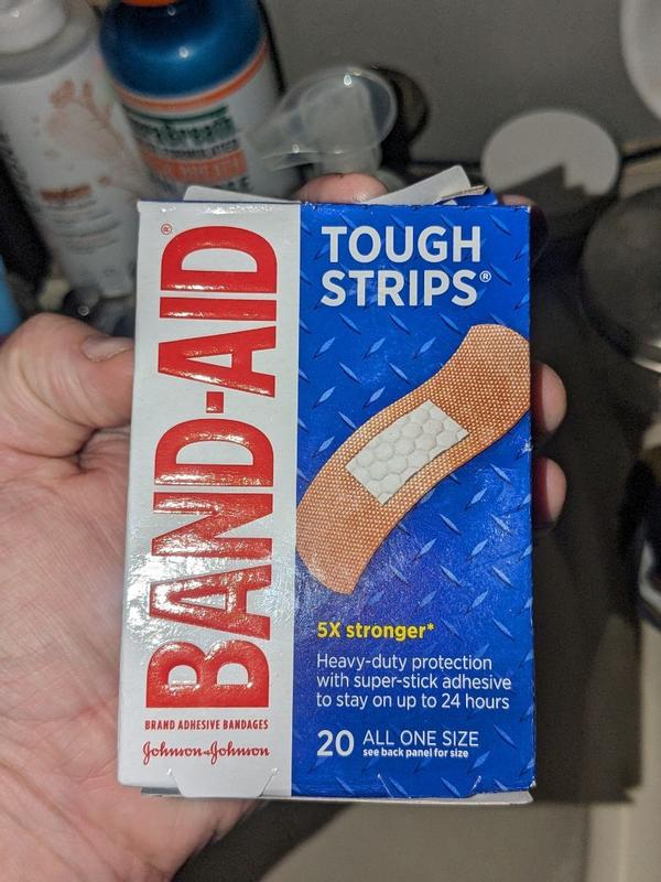 Band-Aid Fabric Tough Strips - Flexible Adhesive Bandages One Size - View #3