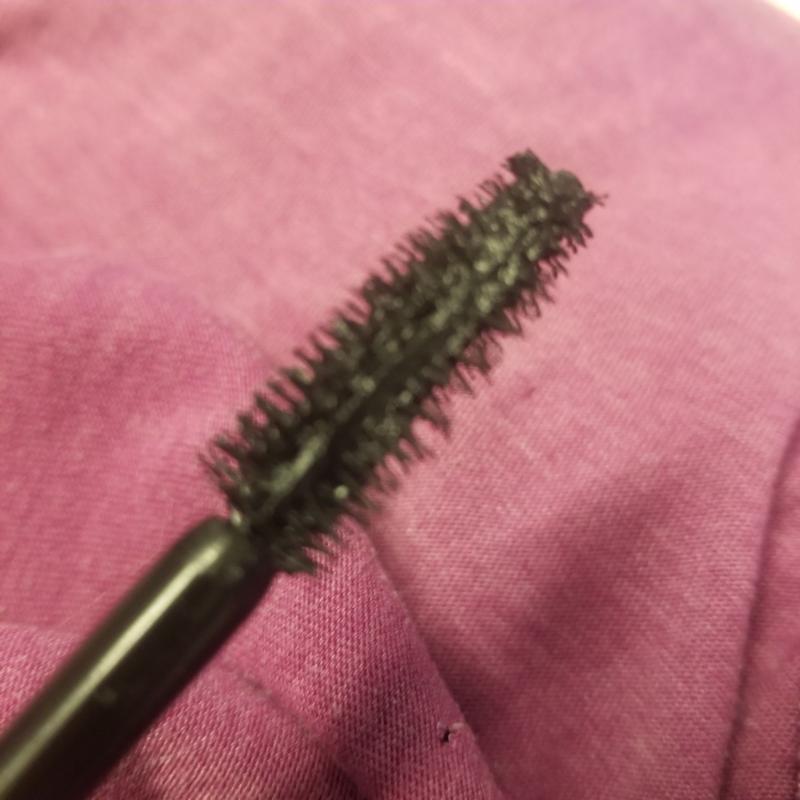 Extremely clumpy....you can't remove excess at the opening of the tube, you have to wipe off half your product to be able to use the brush. If you like to look like you have clumpy spiders on your eyes this is the way to go...epic fail bare minerals.