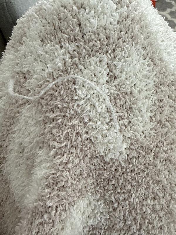 Customer photo for "Fabric change?"