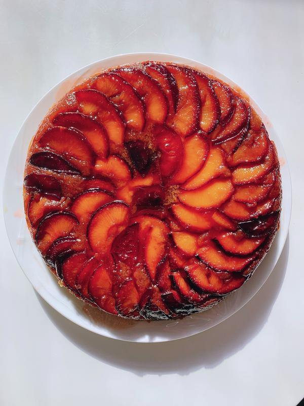 Plum Upside-Down Cake