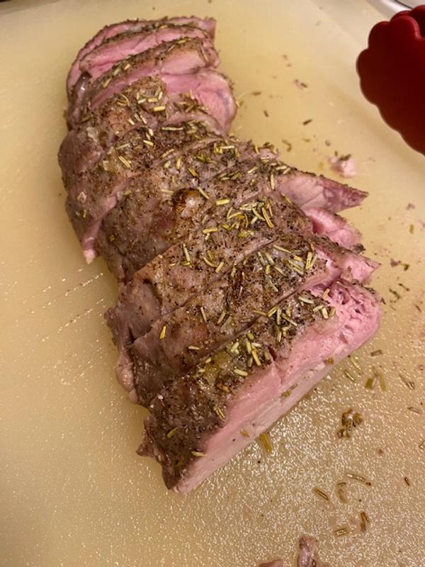 Rosemary roasted pork tenderloin
