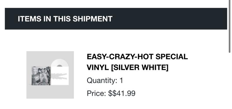 K-POP・アジア EASY-CRAZY-HOT SPECIAL VINYL CARBONBLACK EASY-CRAZY-HOT' SPECIAL VINYL [CARBON BLACK] - LE SSERAFIM