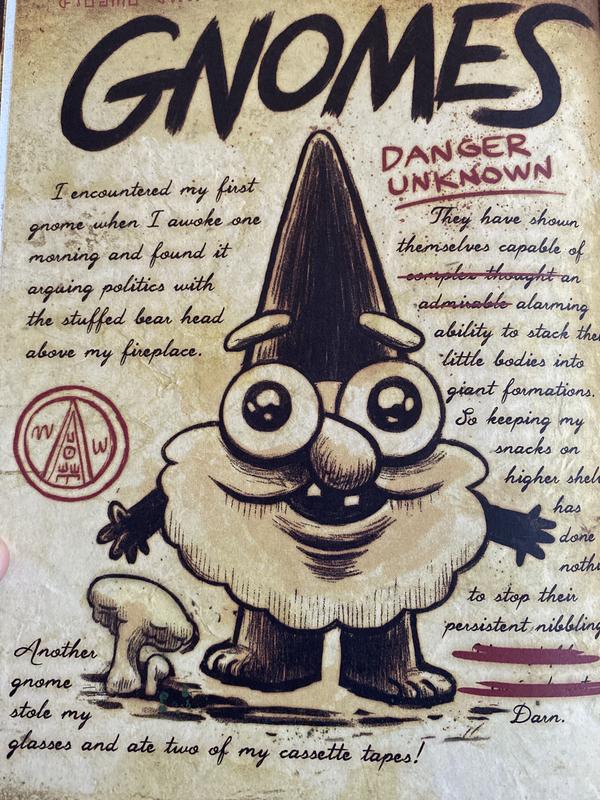 the gnomes page oh my goodness !!