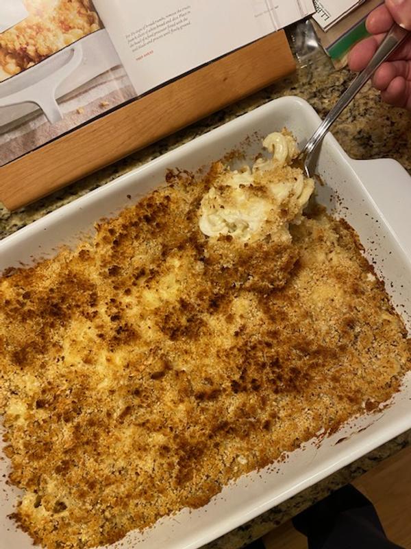 Overnight mac and cheese