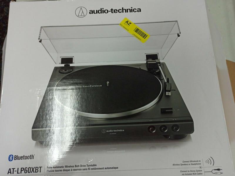 Audio Technica LP60XBT Fully Automatic Wireless Belt-Drive Stereo Turntable  New