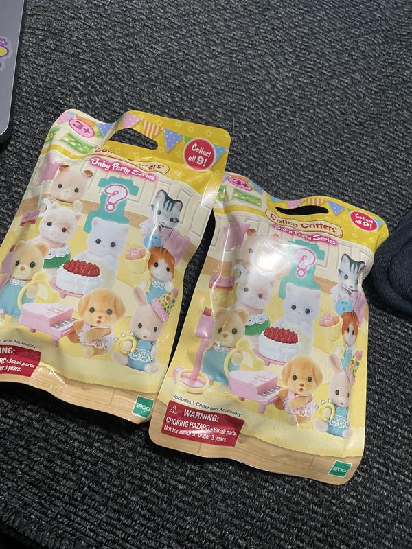 Calico Critters Baby Party Series Collectible W4 One Bag Collect All 9 for sale online 