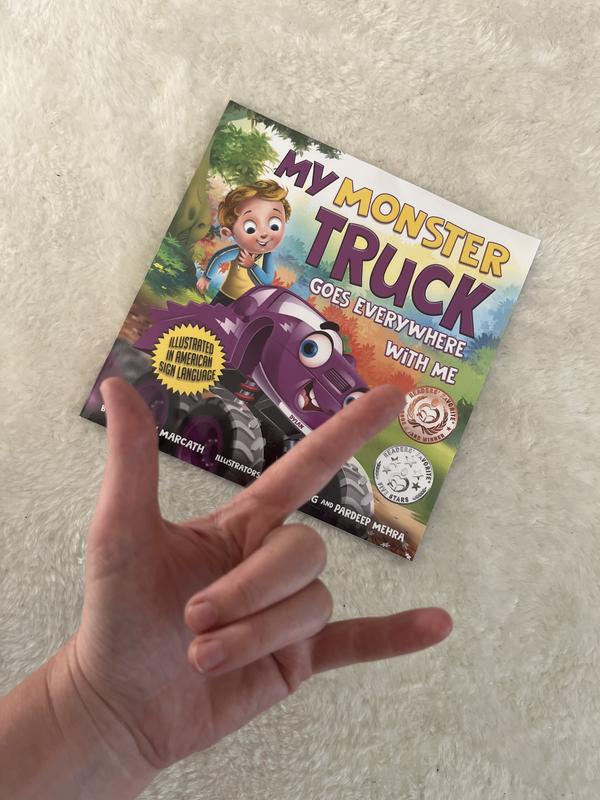 by　Truck　Marcath,　in　Goes　Illustrated　Mehra,　Everywhere　with　My　Pardeep　Me:　Sign　Language　Liang,　Kathleen　Isaac　Paperback　Monster　Noble®　American　Barnes