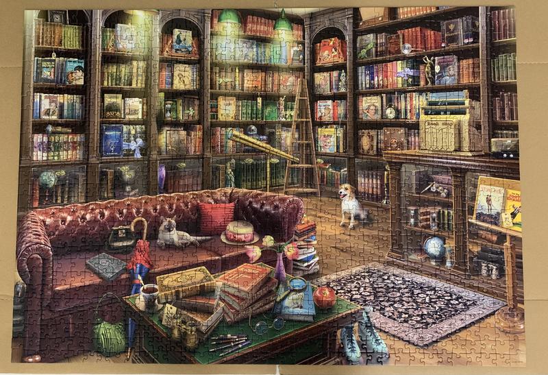 Ravensburger "Reading Room" 1000 Piece Jigsaw Puzzle NEW 