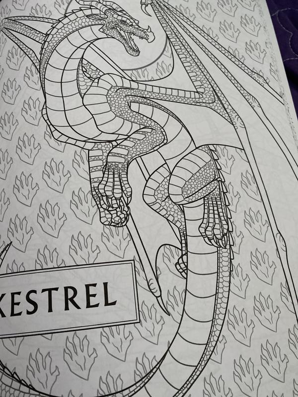 wings of fire coloring pages