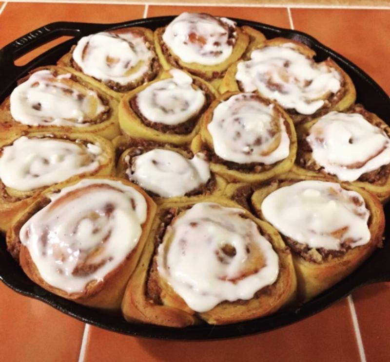Sweet Potato Cinnamon Rolls