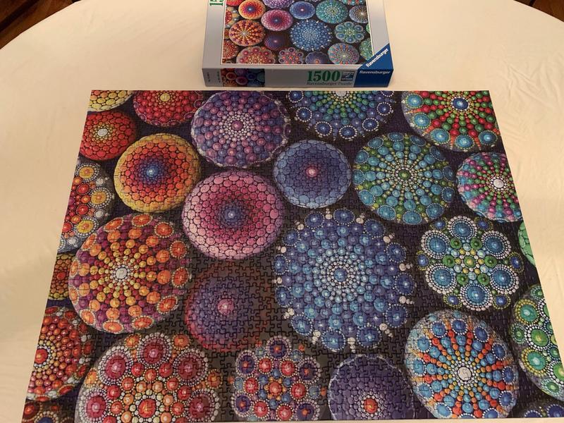 One Dot at a Time 1500 Piece Puzzle Ravensburger Free Expedited Shipping! 