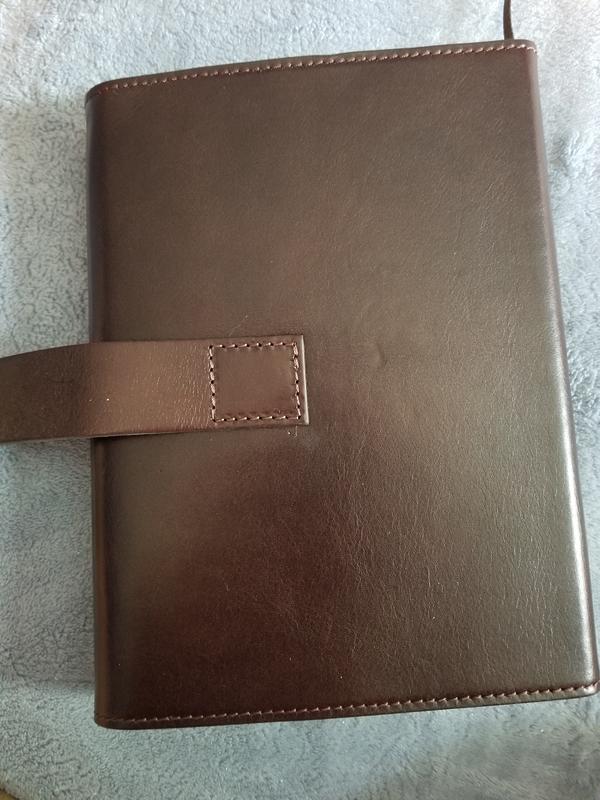 Rustic Dark Brown Leather A5 Leather Notebook Cover Refillable – LeatherNeo