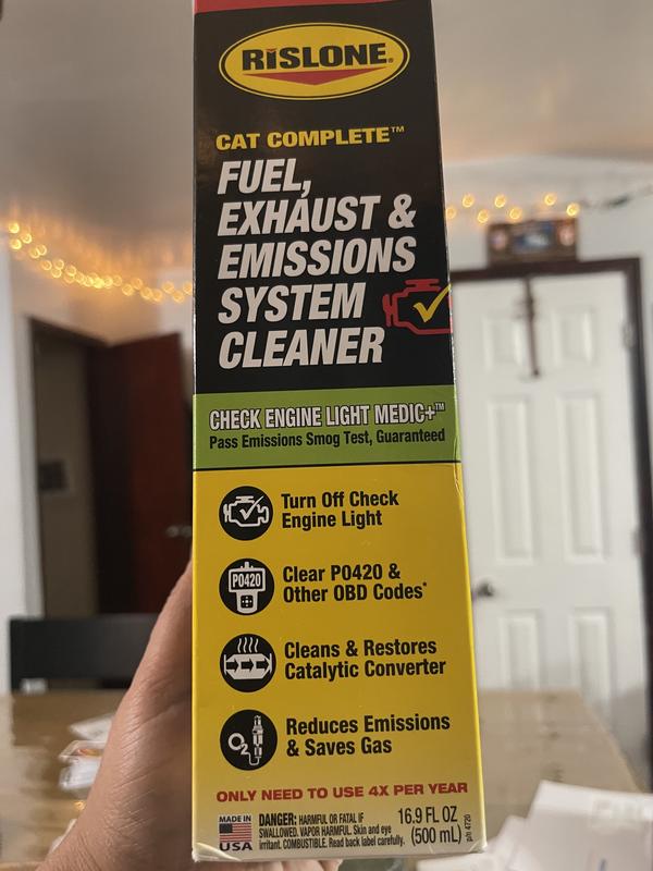 Fuel exhaust system cleaner