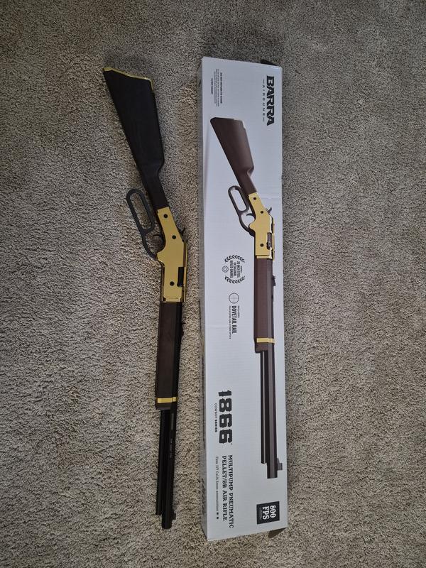 Barra Airguns | 1866 Multipump Gen 2 Gold | BB and Pellet Air Rifle
