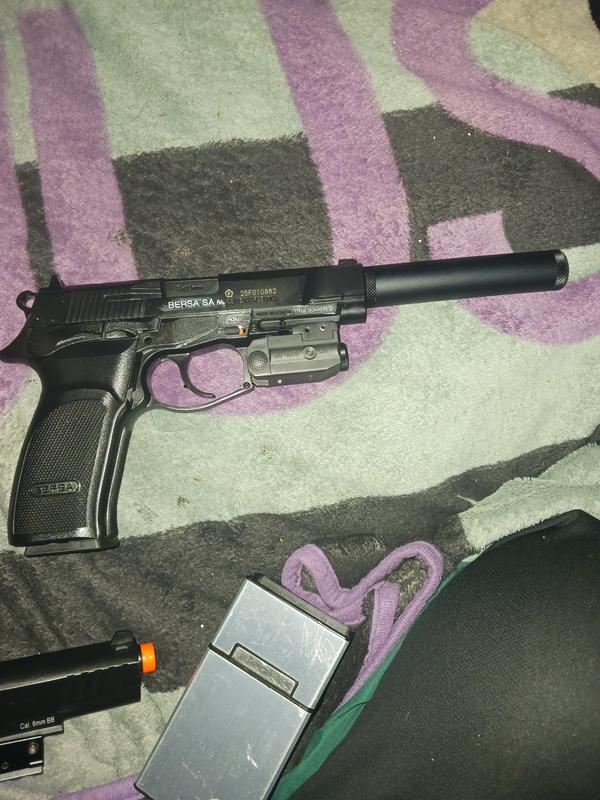 Barra Airguns | ASG | Bersa Thunder 9 Pro - Black