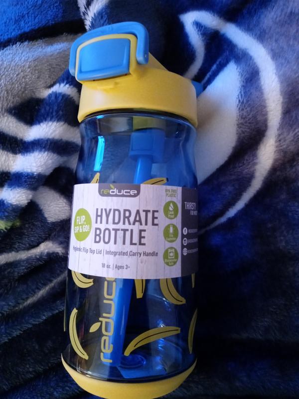 Reduce 14oz Plastic Hydrate Tritan Kids Water Bottle With Straw