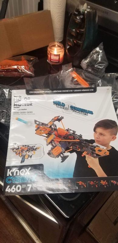 K'NEX - Cyber-X C10 Crossover Legacy with Motor - Engineering Toy