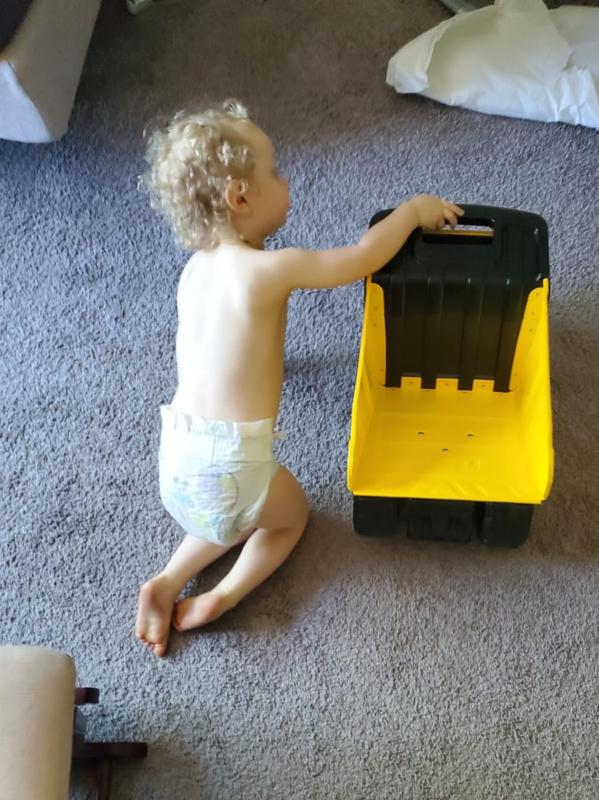 Even our 2.5 year old loved playing with his brother's new toy!
