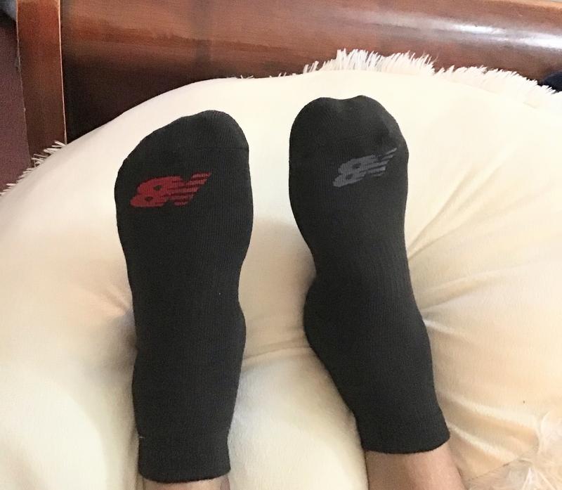 Each pair has a different color logo