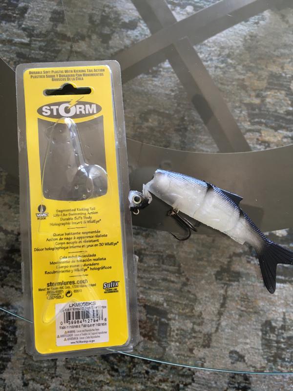 Storm Fishing Lure KSM04GZSD Kickin' Minnow Segmented Swimbait 4