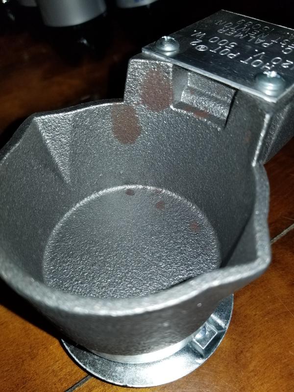 Reloading Cast Iron Lead Pot 10lb Alloy Melting Fishing Weight Hunting Equipment 