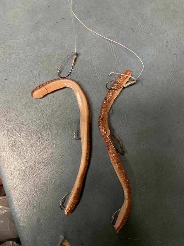 Ike-Con Weedless Pre-Rigged Worm