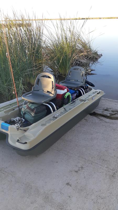 Pelican Bass Raider 10E: Boat Cover & Custom Ratchet Straps 