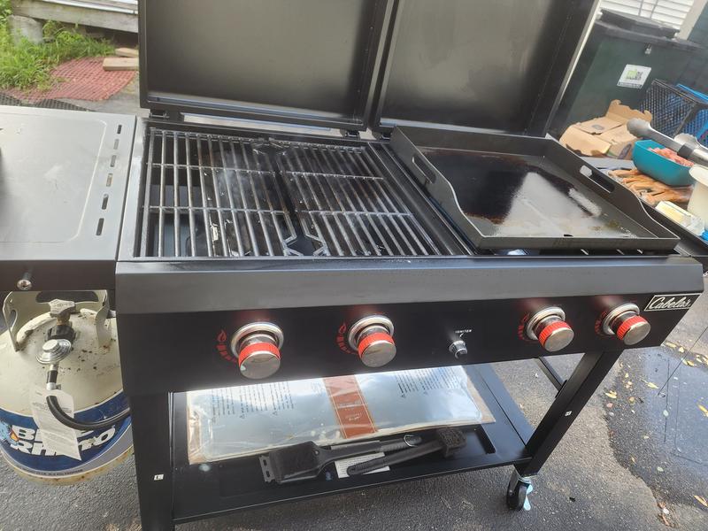 Cabela's Deluxe 4-Burner Event Grill and Griddle Combo