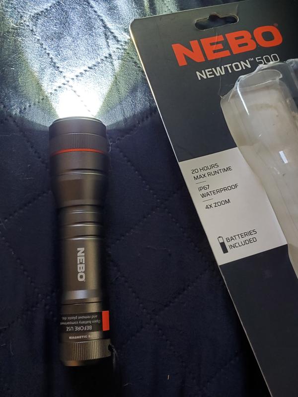 Nebo Newton LED Flashlight, 500 Lumens