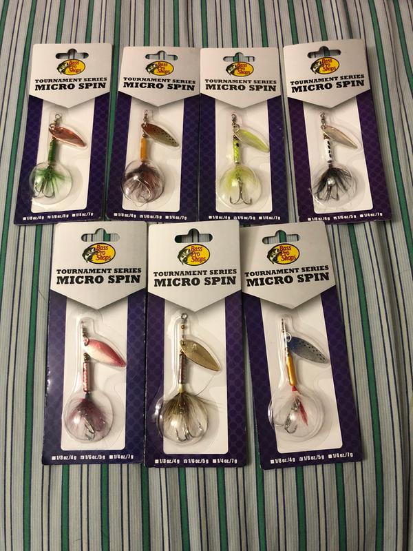 Bass Pro Shops Tournament Series Micro Spin Lures