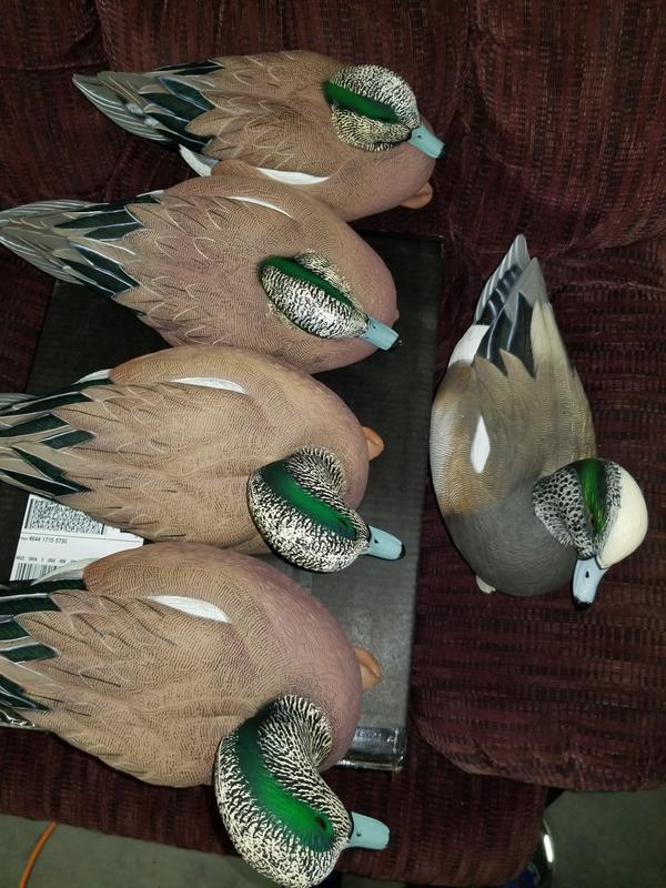 Free Shipping Avian-X Top Flight Wigeon Duck Hunting Decoys 8084 