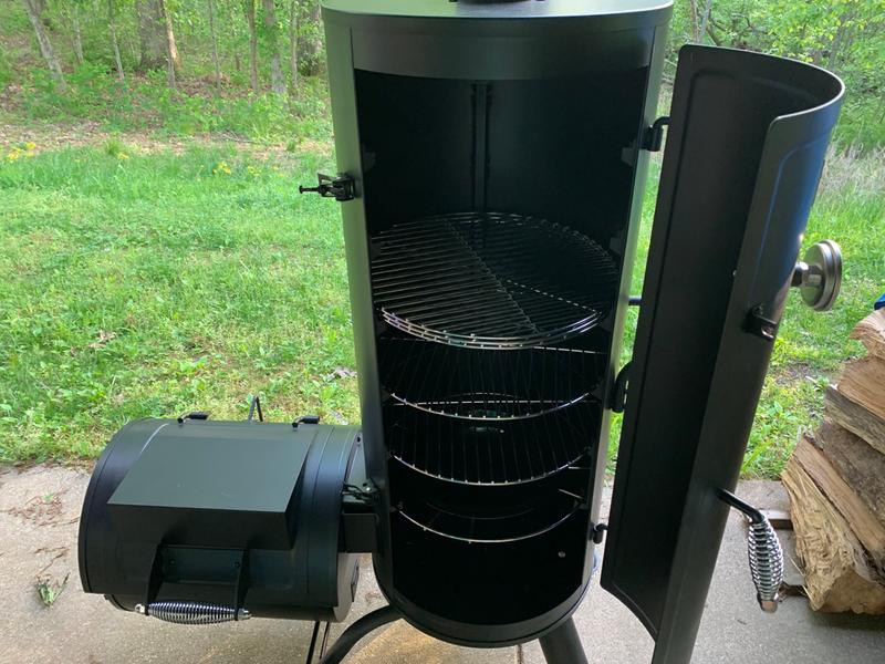 Smoke canyon vertical smoker with offset firebox sales