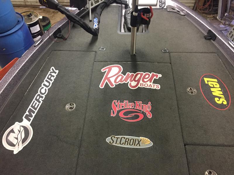 Bass Pro Shops Ranger Custom Boat Carpet Decal