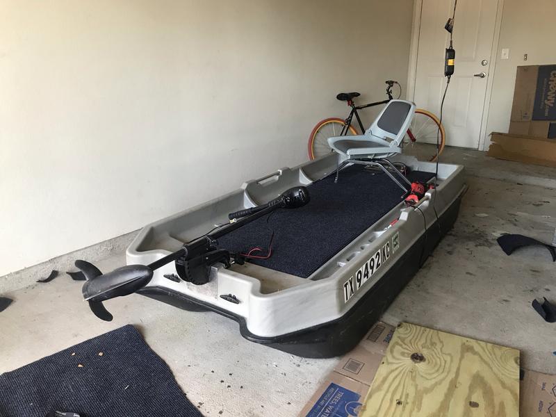 Pond Prowler II (10ft) - No Boat control While Standing & Fishing