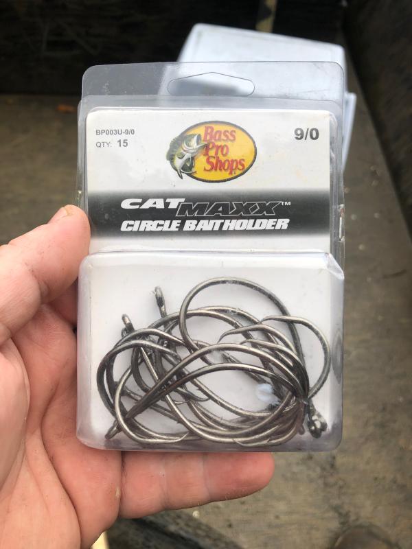 Bass Pro Shops CatMaxx Baitholder Hooks - 7/0 - Black Nickel