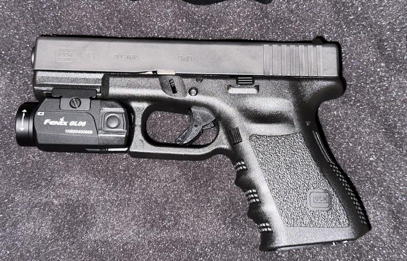 Glock 17 Gen4 9mm Police Trade-In Pistols with Night Sights and TLR-1 Light  (Fair Condition)