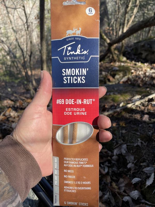 TINK'S Smoke Sticks Deer Rut 6 pk, Red