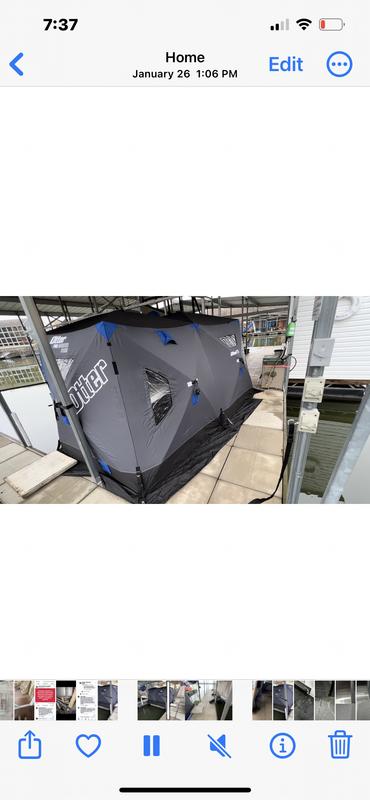 Otter Outdoors - Vortex Monster Lodge Hub - Ice Fishing Shanty - Full  Thermal Everything Included!! 