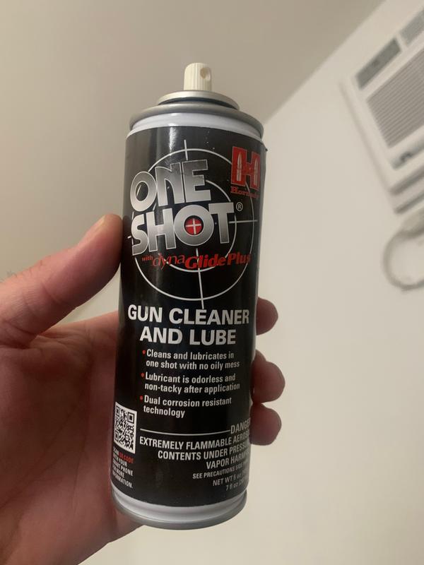 Hornady ONE SHOT with DynaGlide Plus Gun Cleaner and Dry Lube Rimfire
