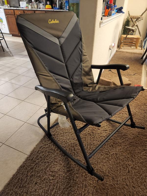 Cabelas rocking camp chair sale