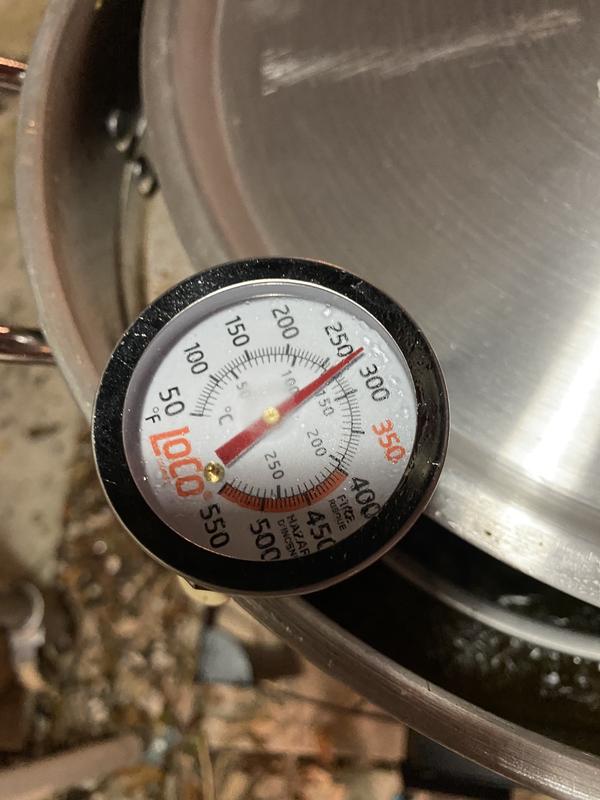 LoCo COOKERS Stainless Steel Thermometer for Turkey Fryer in the