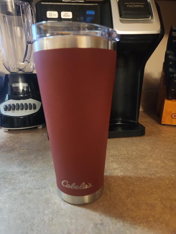 Bass Pro Shop / Cabela's Tall Green Camping Hunting Thermos Twist Cup Easy  Pour