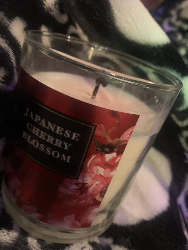 Japanese Cherry Blossom Single Wick Candle | Bath & Body Works