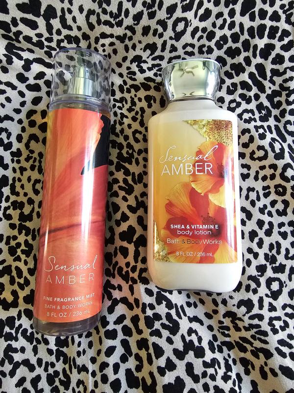  Bath Body Works Sensual Amber 8.0 oz Fine Fragrance Mist :  Bath And Shower Spray Fragrances : Beauty & Personal Care